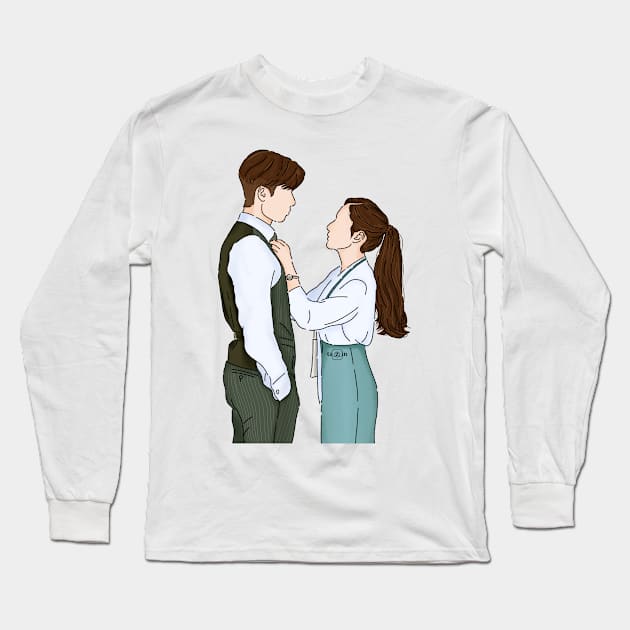 What's Wrong With Secretary Kim Long Sleeve T-Shirt by ayshatazin